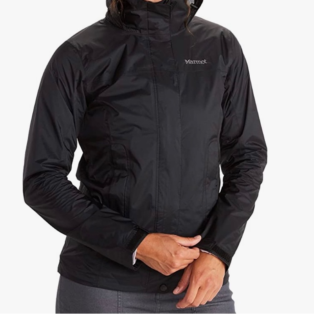 Marmot Precip Eco Black Rain Jacket Size XS